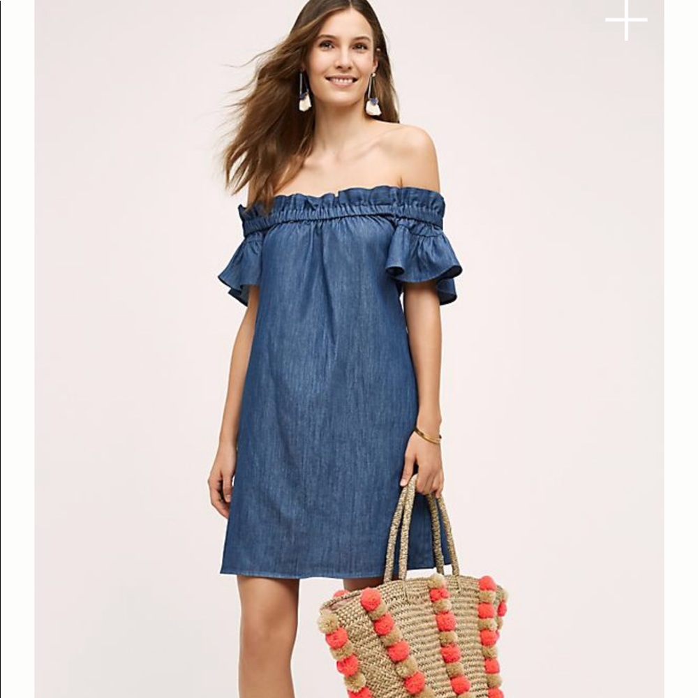 Anthropologie denim dress